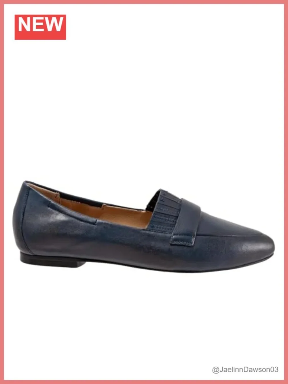 Women's Leather Slip-On Loafers Mary Jane